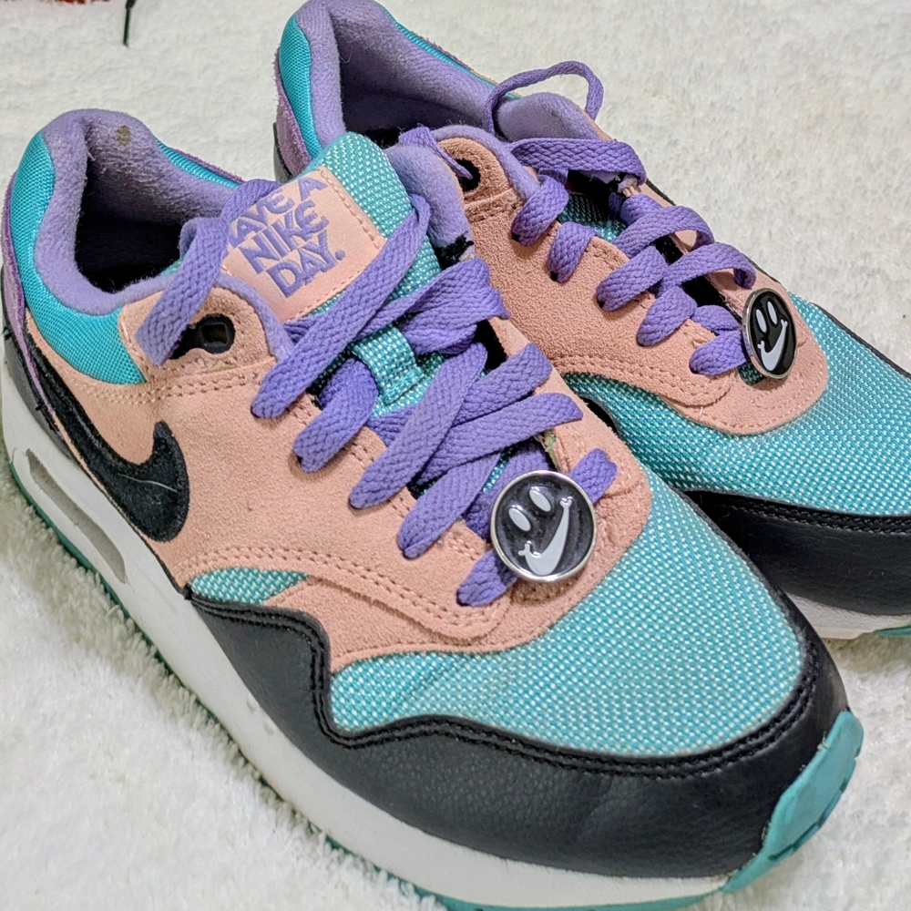 Nike Kids' Air Max Sneakers - Teal, Pink, and Black